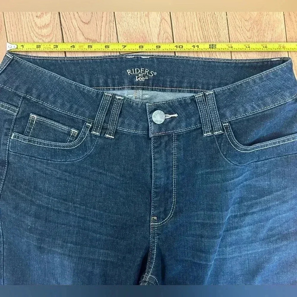 Riders by Lee Midrise Bootcut Dark Wash Jeans Size 14 - Picture 6 of 10
